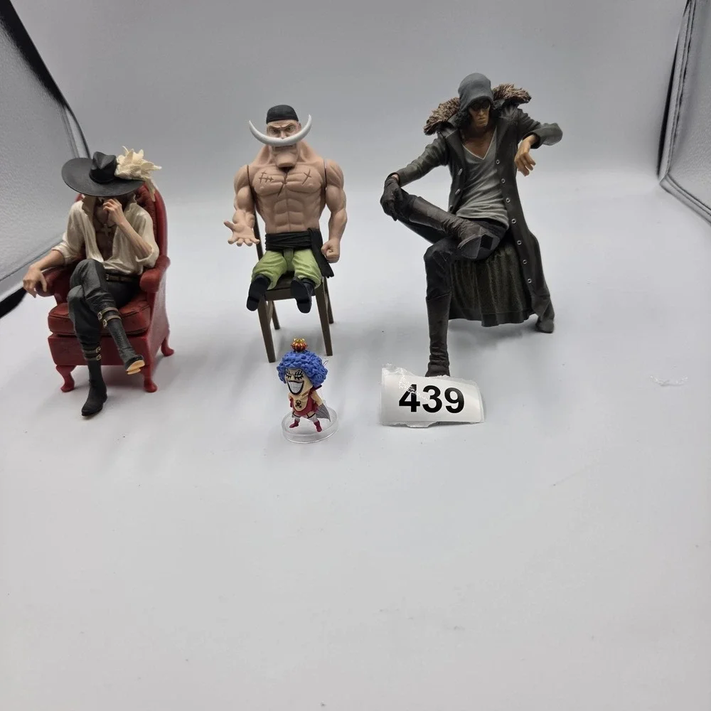 One Piece Figure Lot Whitebeard Mihawk Kuzan Ivankov Anime Statues Japan Import